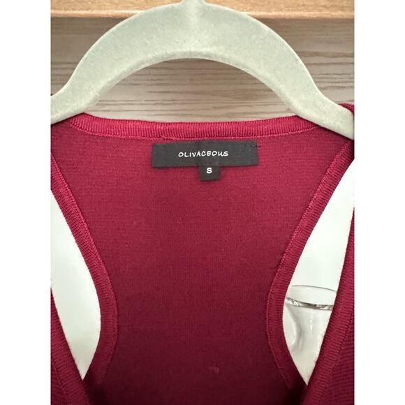 Olivaceous Zip Front, Ribbed Crop Top - Picture 4 of 5